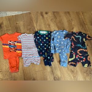 4T kids pajamas sets, mix of brands